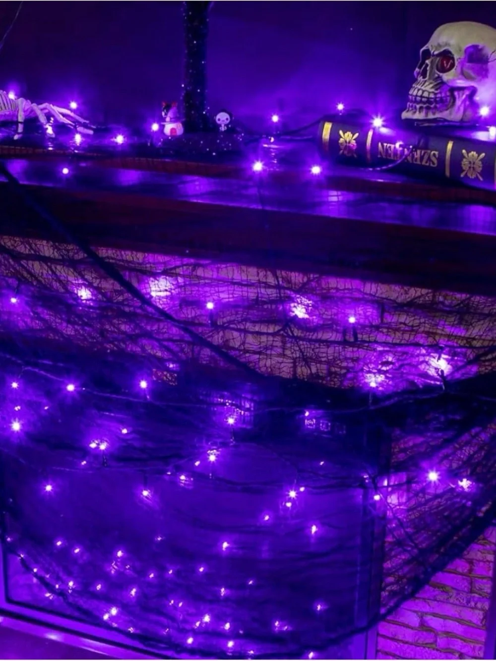 🎵 🎶Musical, Purple, LED String Lights for Home Party Decorations🎵🎶